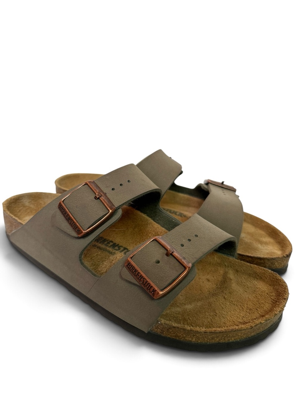 Birkenstock Arizona Birkibuc Mocha Brown Sandals EU 42 Mens 9-9.5 Womens 11